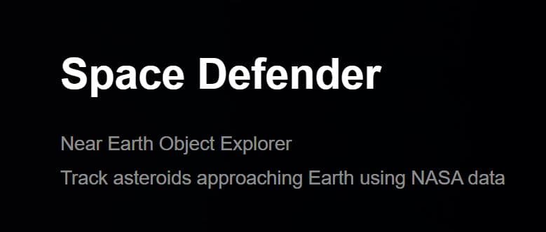 Space Defender screenshot